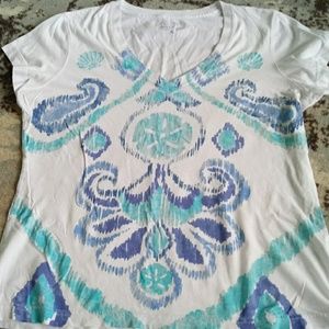 Vineyard Vines Sand Dollar Tie dye T